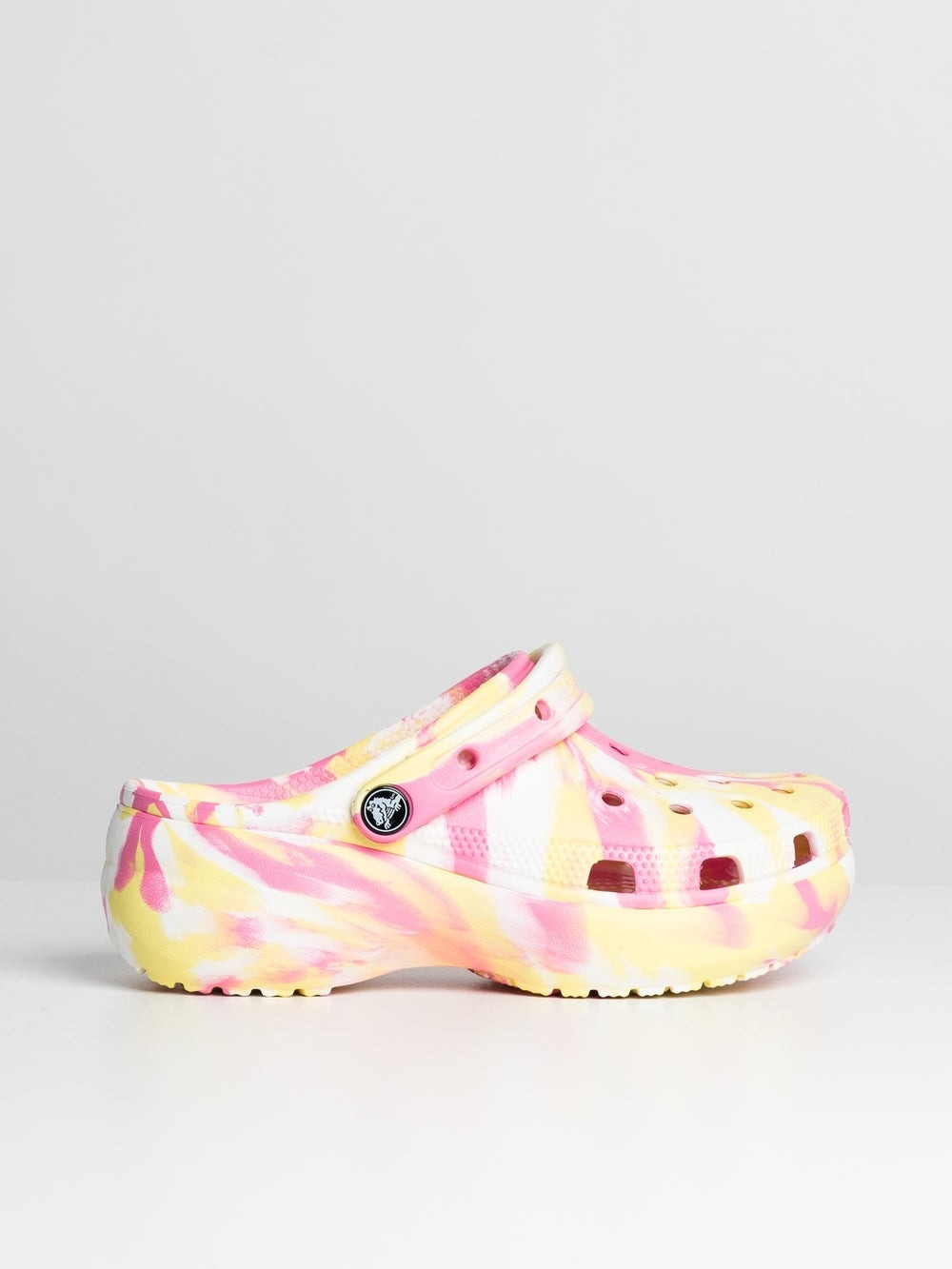 Tie-Dye Clog - Pink & Yellow